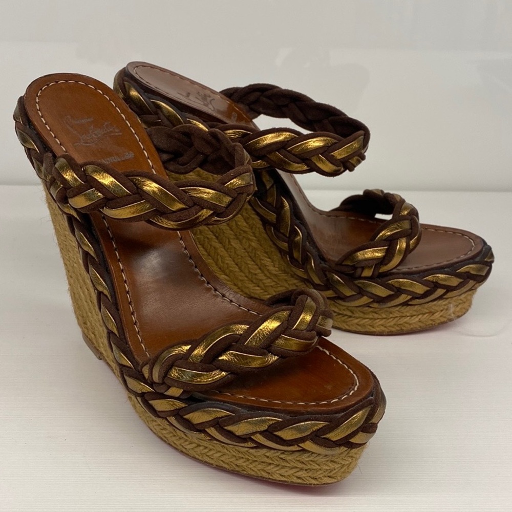 Authentic Christian Louboutin espadrilles